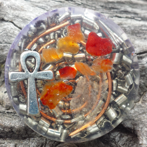 Ankh Carnelian Disk